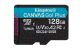 Kingston Technology 128 GB microSDXC Canvas Go Plus Gen4 200R A2 U3 Confezione singola senza ADP