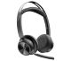 Poly Voyager Focus 2 Microsoft Teams Certified USB-C-C Headset +USB-C/A Adapter +Charging Stand