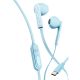 Urbanista San Francisco Auricolare Cablato In-ear Musica e Chiamate USB tipo-C Blu