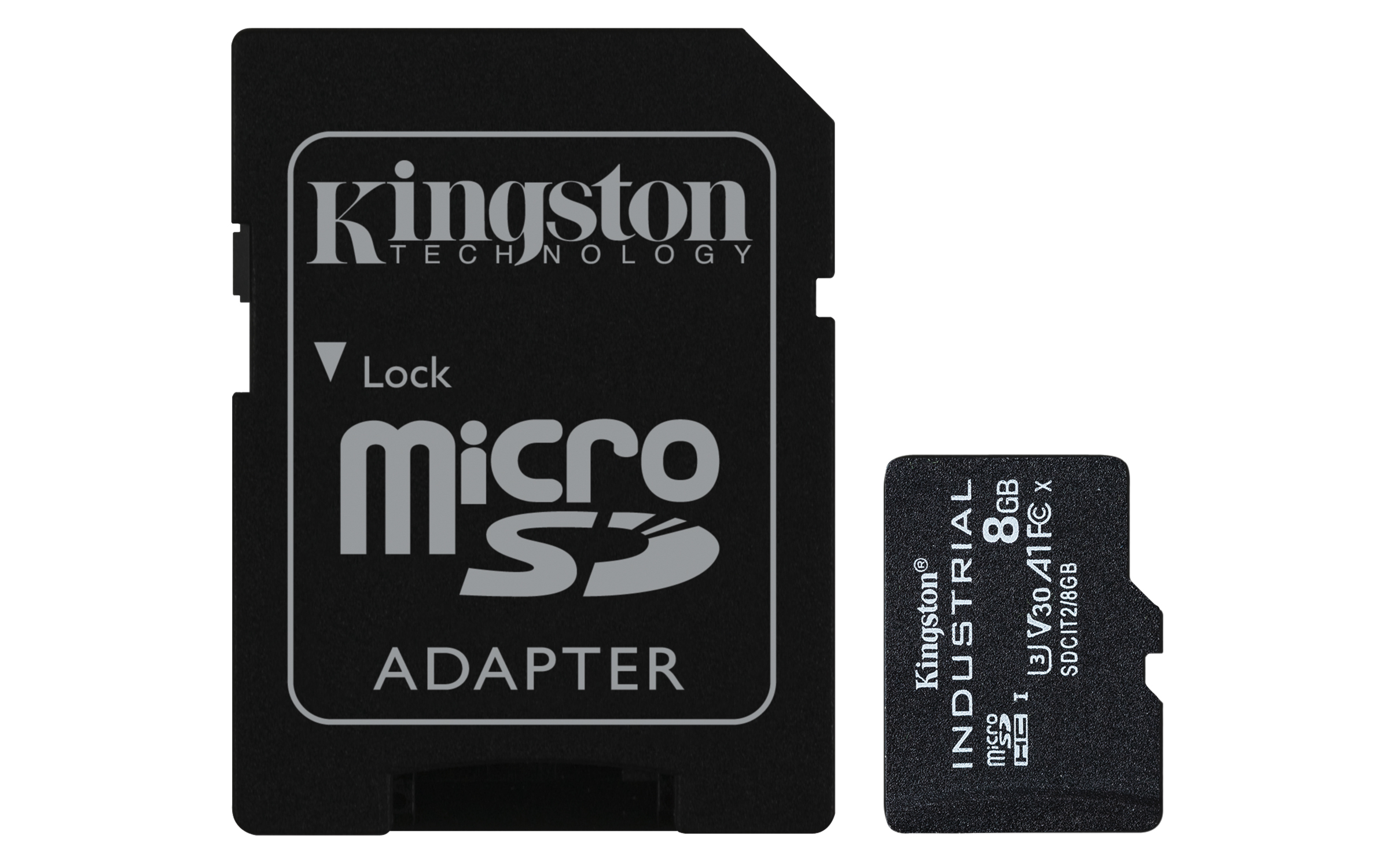 Kingston Technology Scheda microSDHC Industriale 8GB C10 A1 pSLC + Ada