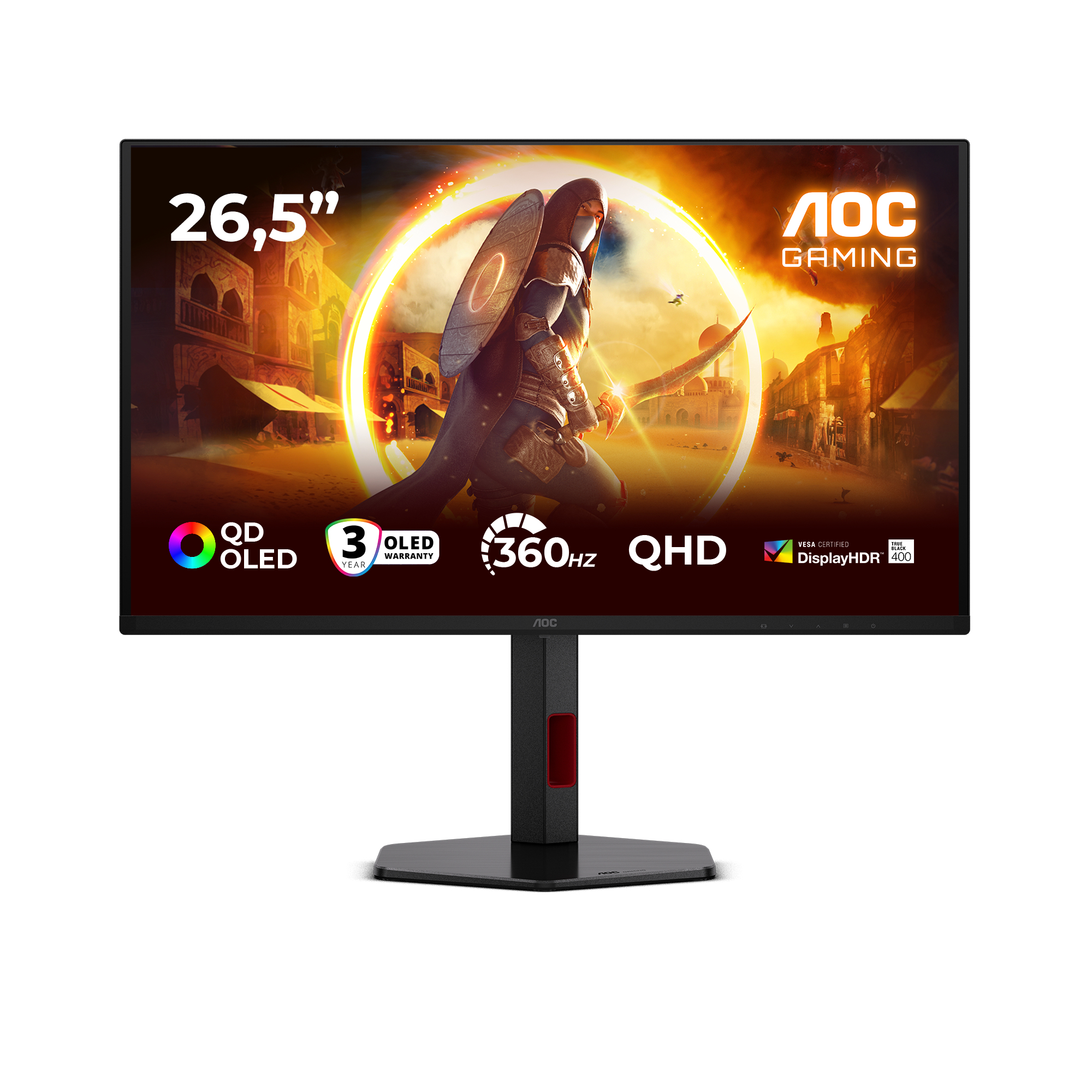 AOC G4 Q27G4SDR Monitor PC 67,3 cm (26.5") 2560 x 1440 Pixel Quad HD Q