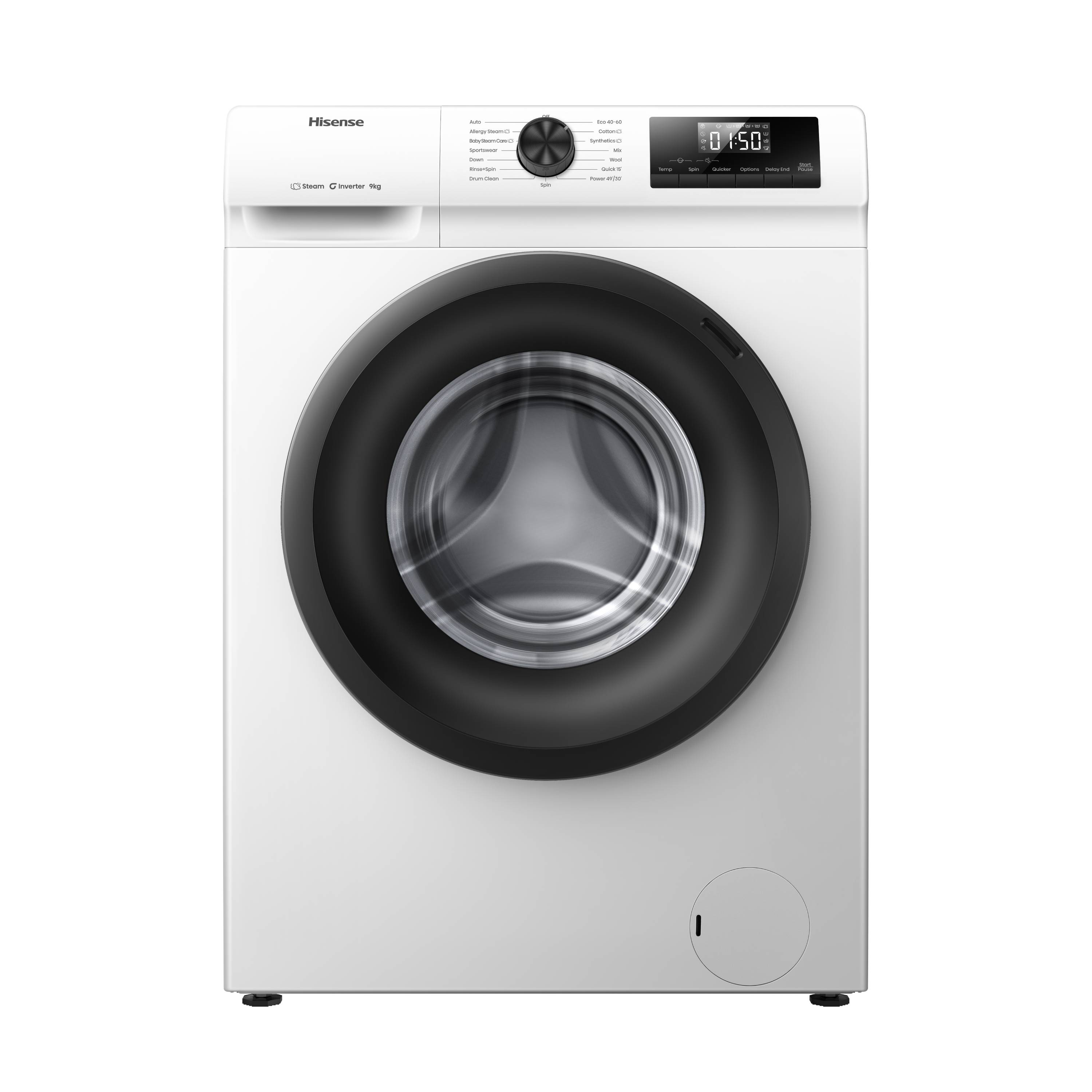 Hisense WF1Q9041BW lavatrice Caricamento frontale 9 kg 1400 Giri/min B