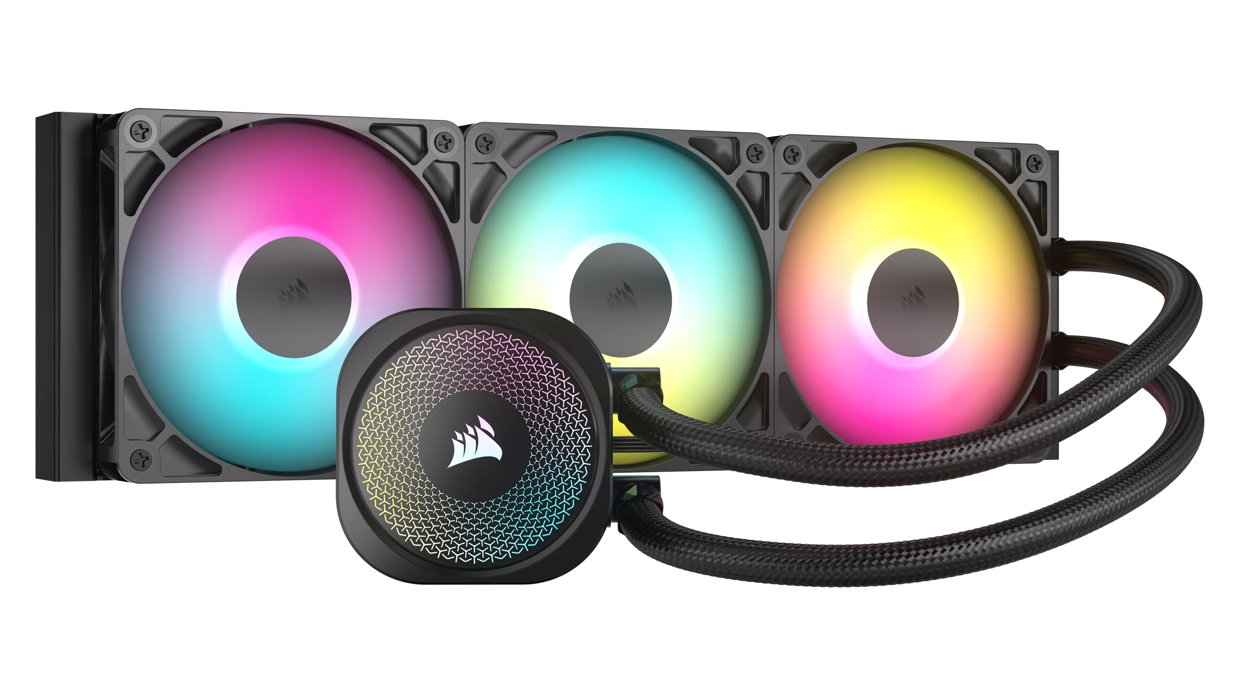 Corsair Nautilus 360 RS ARGB Processore Raffreddatore d'aria Nero