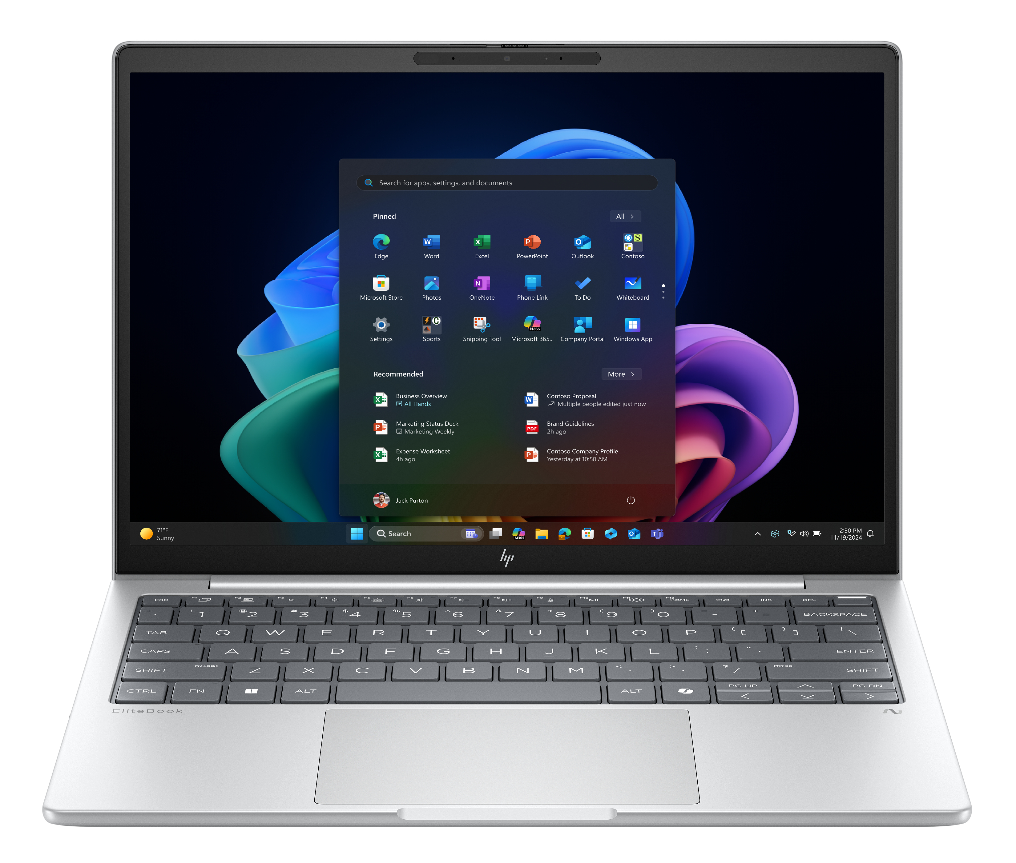 HP EliteBook 8 G1a 13 Next Gen AI Wolf Pro Security Edition Copilot+ P